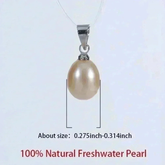 ☂️ Purple  Pearl Pendant ☂️ - Picture 5 of 5